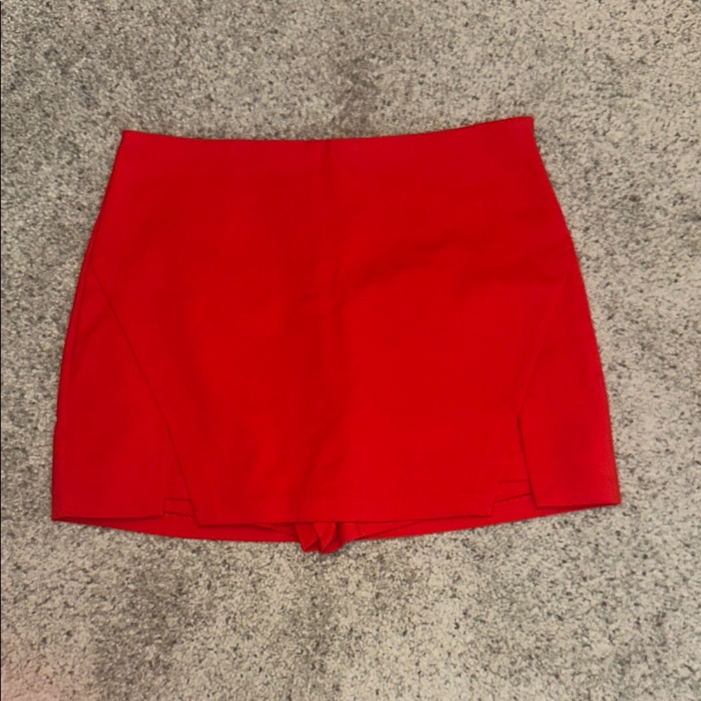Endless Rose Red Skorts Tailored Mini